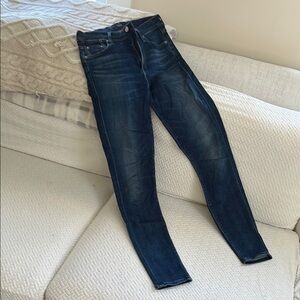 Citizen’s of Humanity high-rise Rocket Skinny Blue Jeans